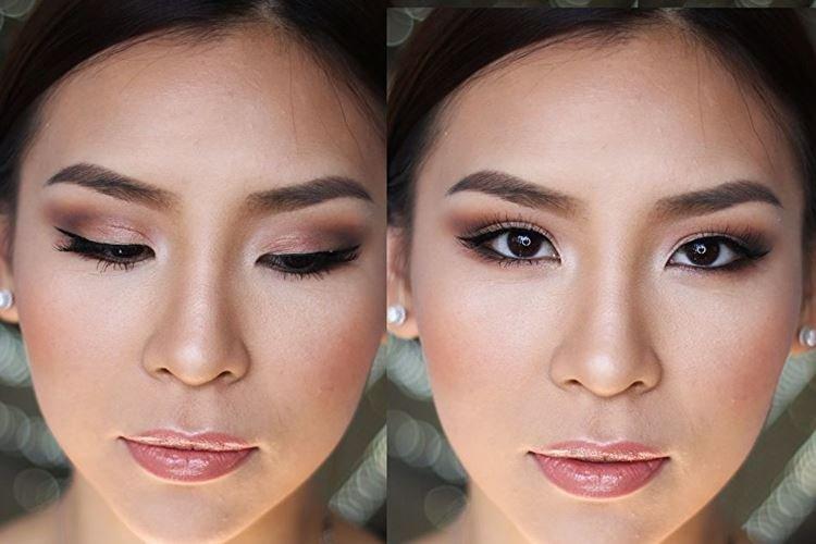 maquillage de soirée asiatique