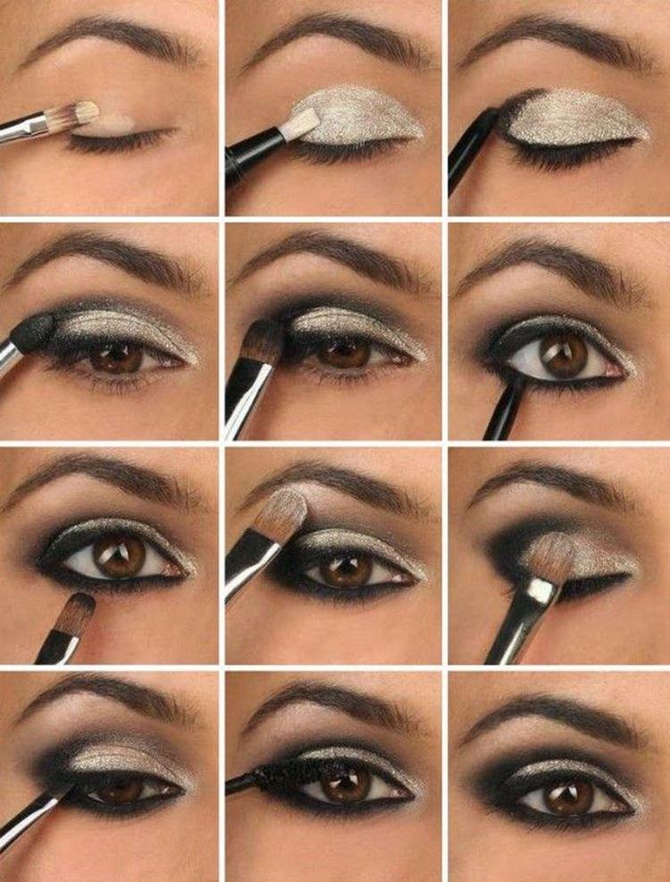 Maquillage de soirée - photos étape par étape