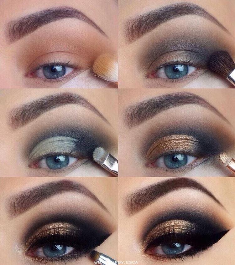 Maquillage de soirée - photos étape par étape