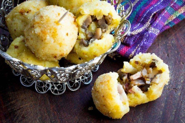 Boulettes de pommes de terre aux champignons - Recettes délicieuses et pas chères