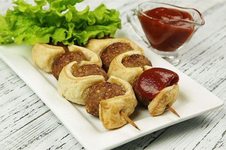 Apéritif barbecue - Recettes de pâte feuilletée