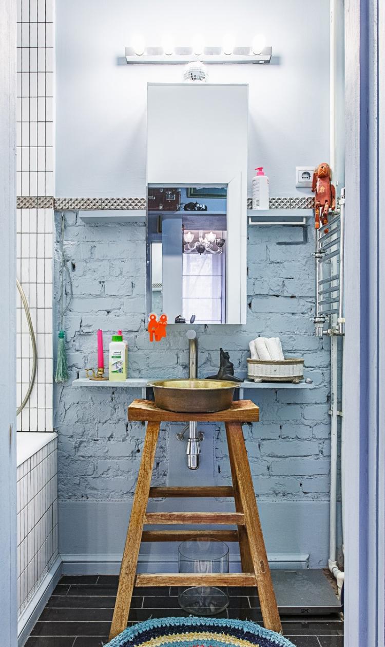 Intérieur lumineux d'un studio, 28 m².