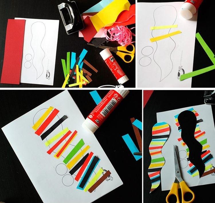 Marque-page Vers colorés - Marque-pages en papier bricolage pour livres