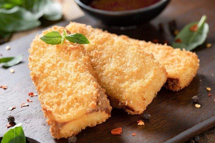 Fromage frit - Collations à la bière à la maison