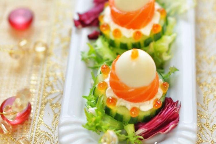 Apéritif festif avec du poisson pour l'anniversaire des enfants - recettes