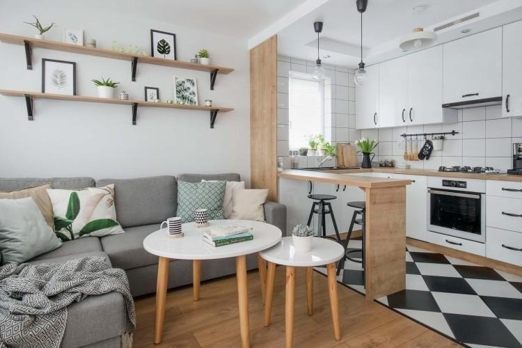 Style scandinave - Couleur verte à l'intérieur