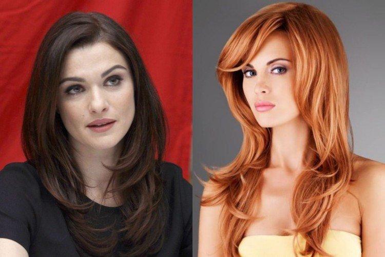 Cascade lâche - Coiffures pour un visage rond pour cheveux mi-longs