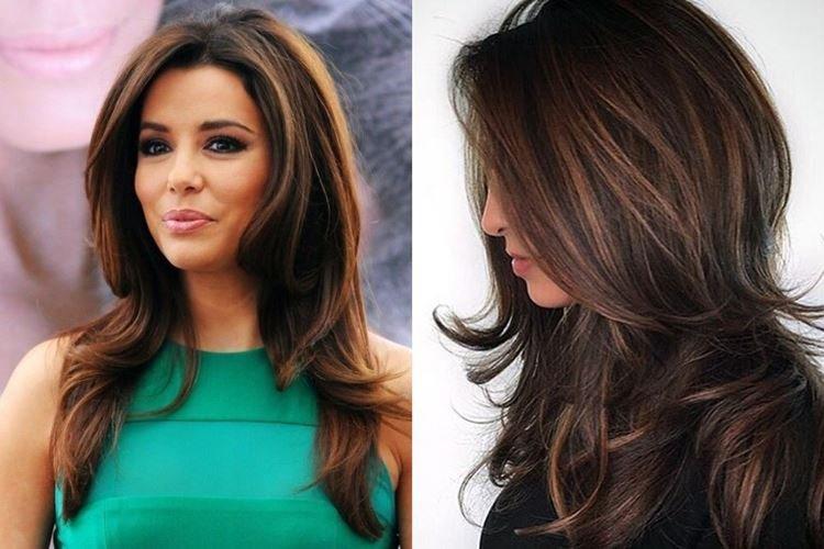 Cascade classique avec frange - Coupes de cheveux pour femmes à la mode 2020 pour cheveux mi-longs