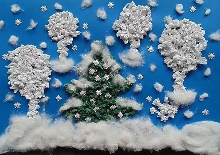 Bricolage d'hiver à la maternelle - photos et idées