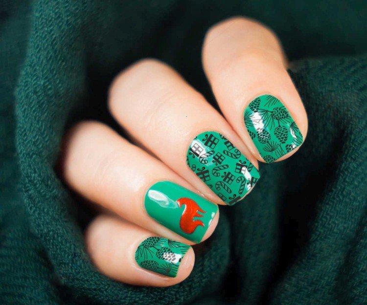 Manucure d'hiver colorée 2020-2021