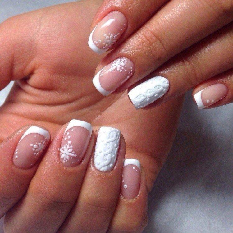 Manucure française hiver 2020-2021