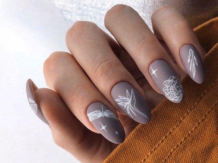 Manucure mate d'hiver 2020-2021