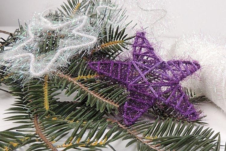 Étoile DIY sur le sapin de Noël - photos et idées